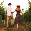 Promotional Wicker Basket Vineyard